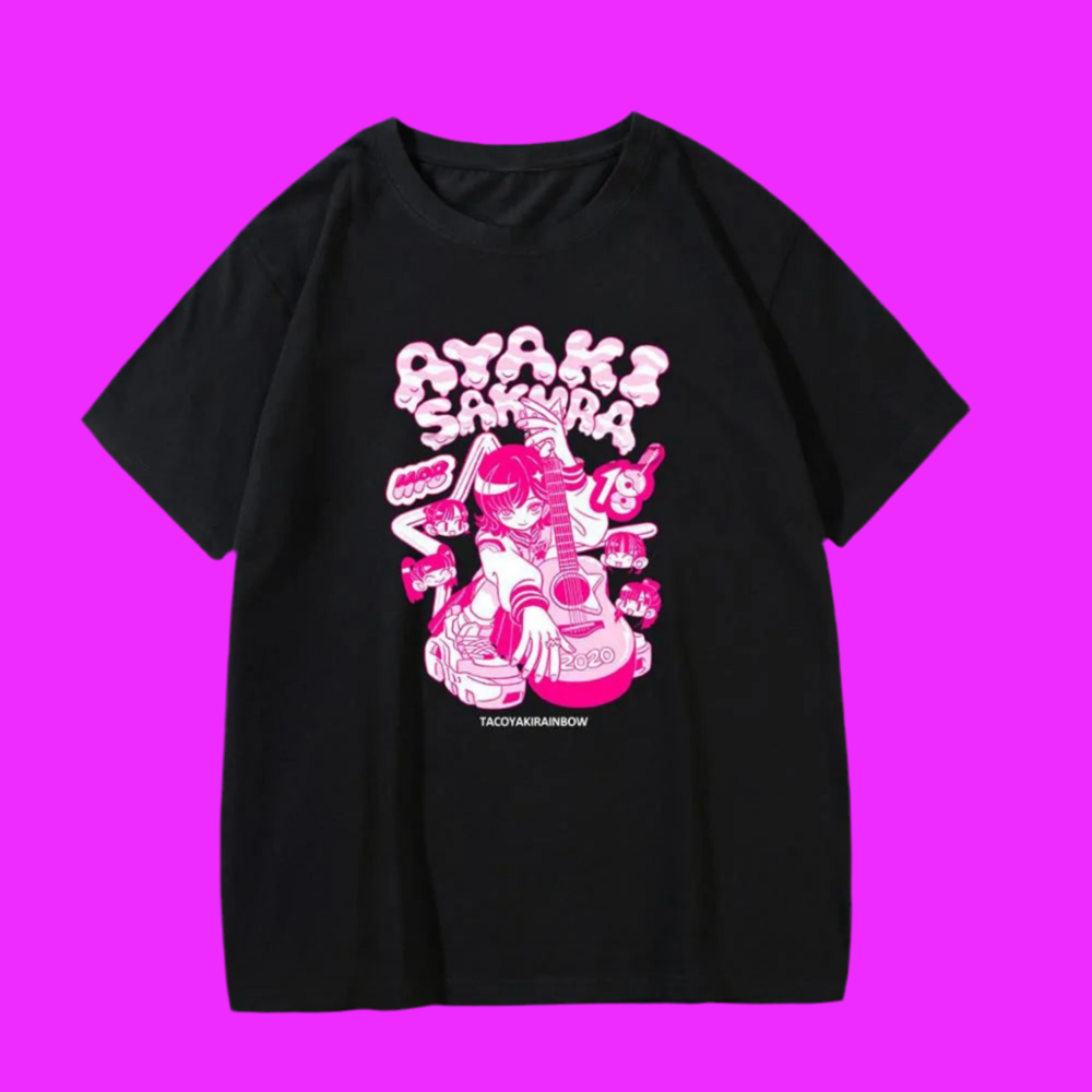 Short Sleeve Oversized Anime T-shirts