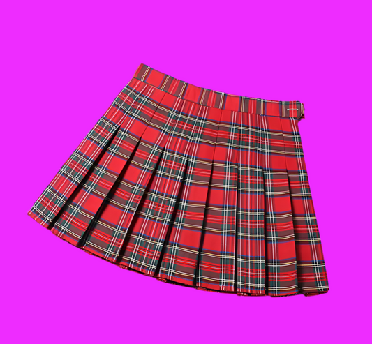 Kawaii Plaid Skirt – schoolgirl but make it alt”